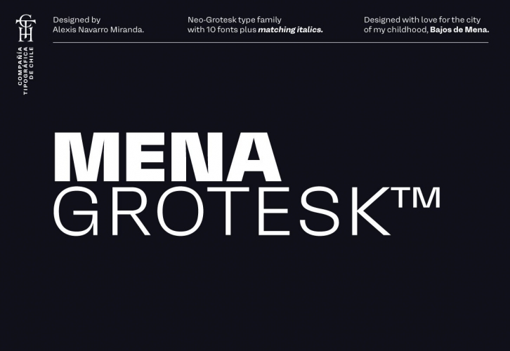 Mena Grotesk Font Download