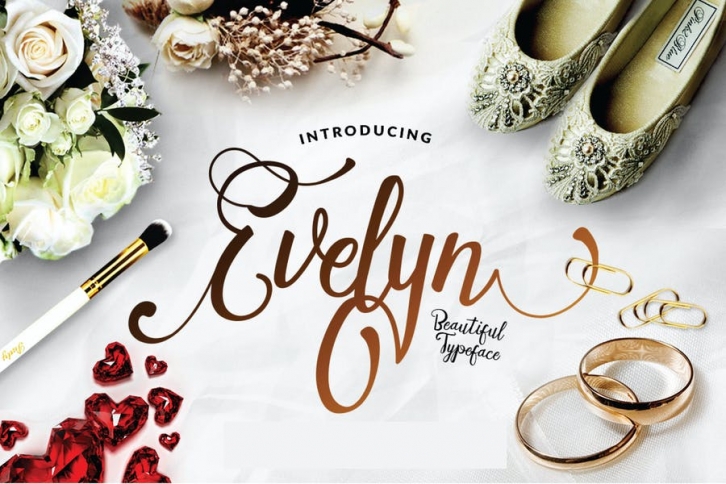 Evelyn - Wedding Script Elegant Luxury Font Download