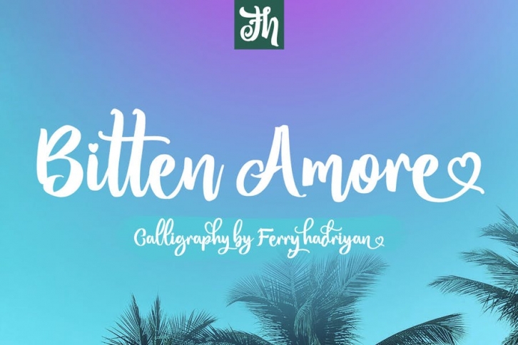 Bitten Amore - Script Font Font Download