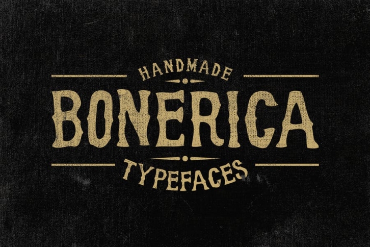 Bonerica Typeface Font Download