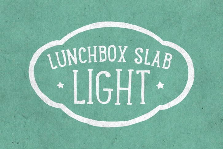 Lunchbox Slab Light Font Download