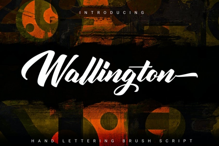 Wallington | Hand Lettering Brush Script Font Download