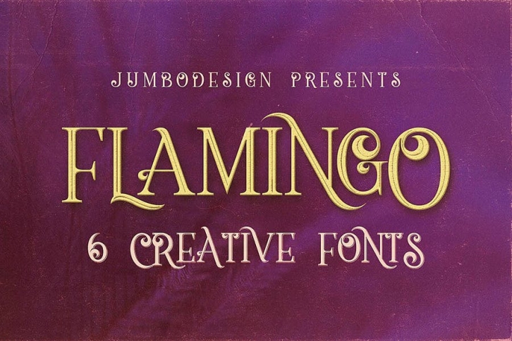 Flamingo - Vintage Style Font Font Download