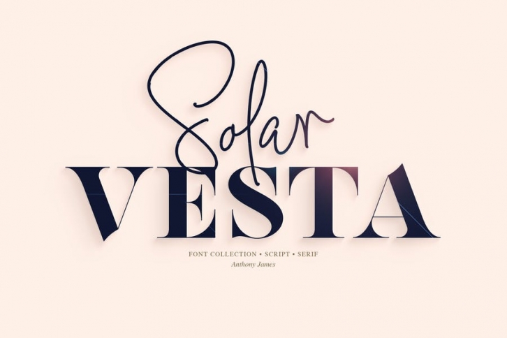 Solar Vesta | Font Collection Font Download