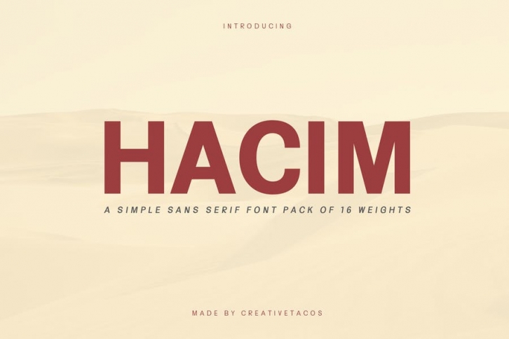 Hacim Simple Sans Serif Font Family Font Download