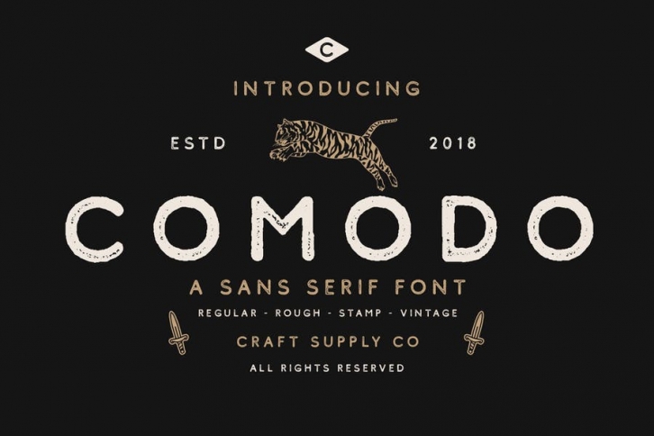 Comodo Font Family Font Download