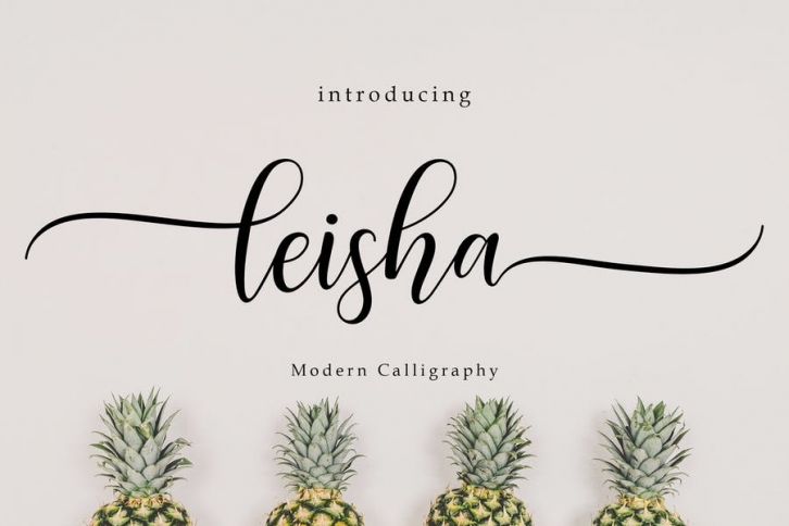 Leisha Script Font Download