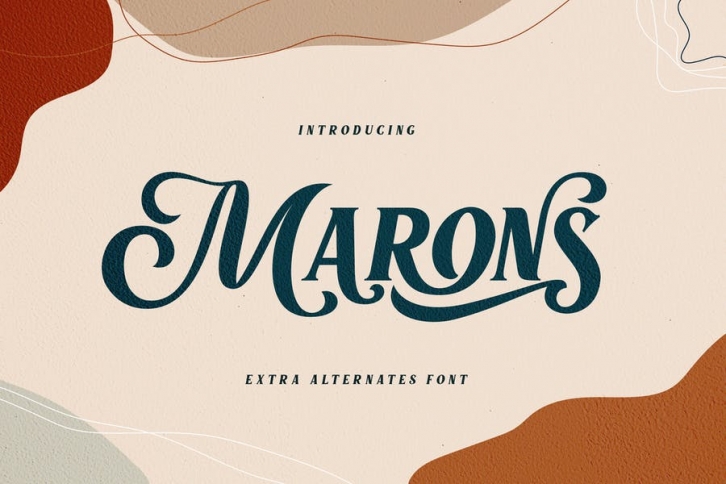 Marons Font Font Download