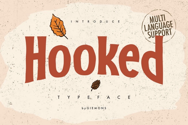 Hooked Typeface Font Download