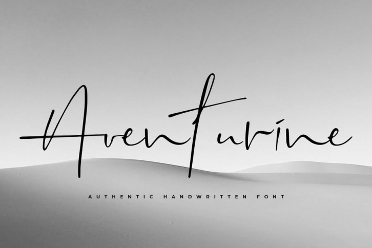 Aventurine - Handwritten Script Font Download