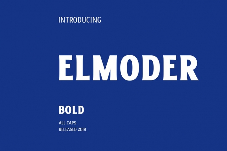 ELMODER BOLD Font Download