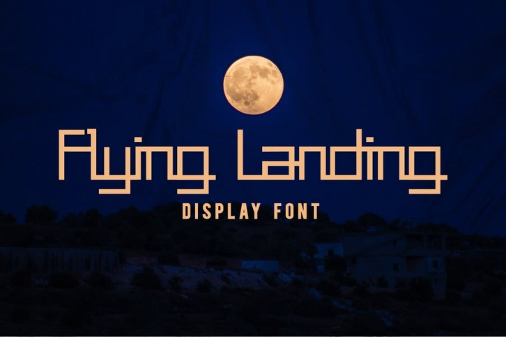 Flying Landing Font Download