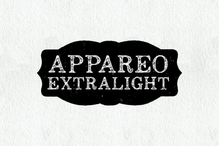 Appareo Extra Light Font Download