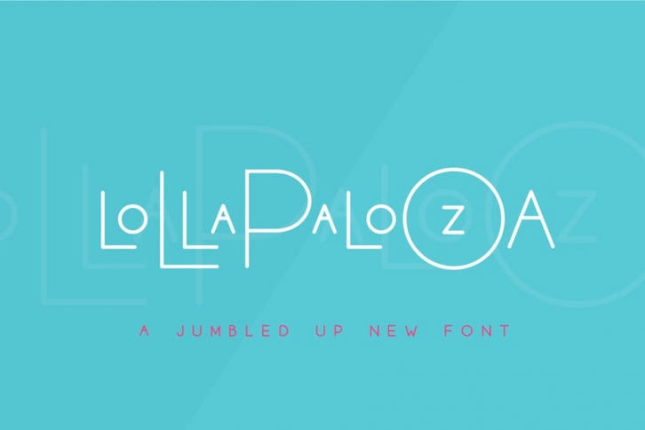 Lollapalooza Font Trio Font Download