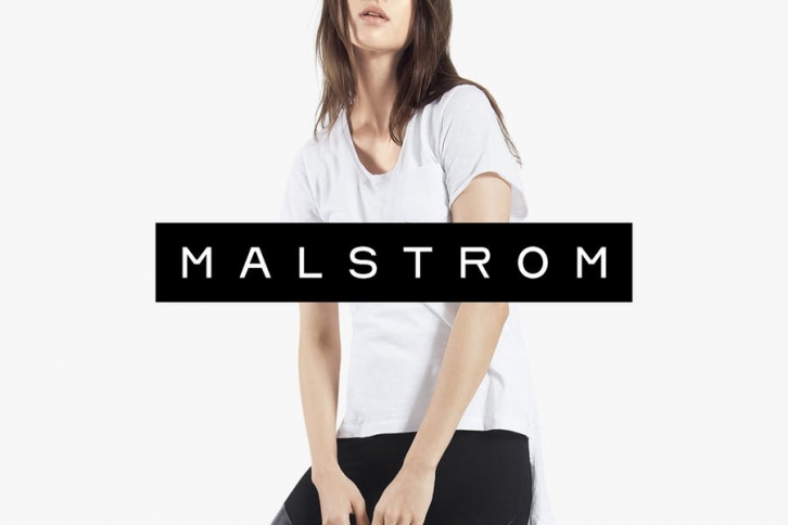 MALSTROM - Minimal & Timeless Display Typeface Font Download