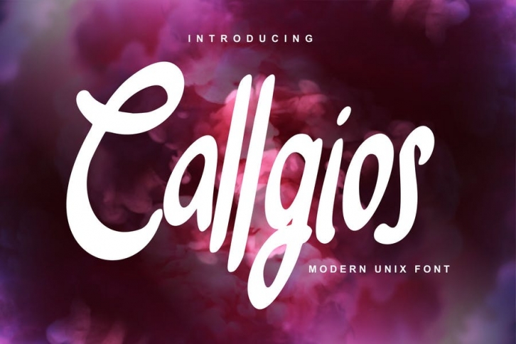 Callgios | Modern Unix Font Font Download