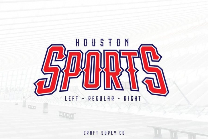 Houston Sports Font Family Font Download