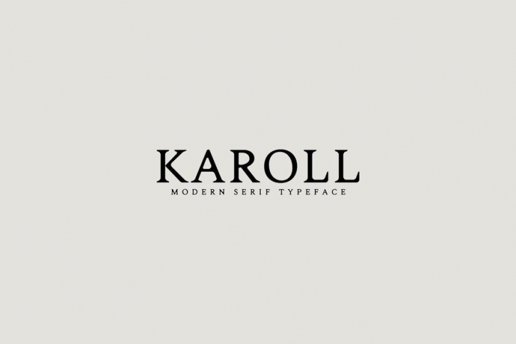 Karoll Modern Serif Font Family Font Download
