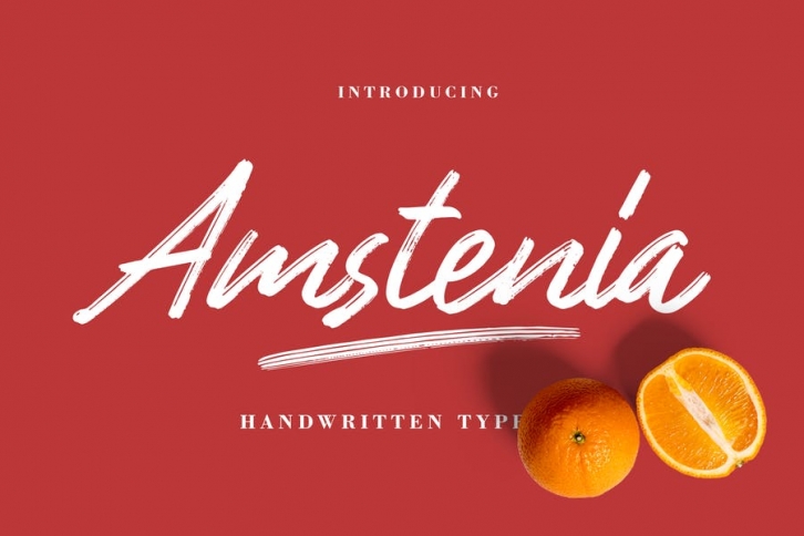 Amstenia Typeface Font Download