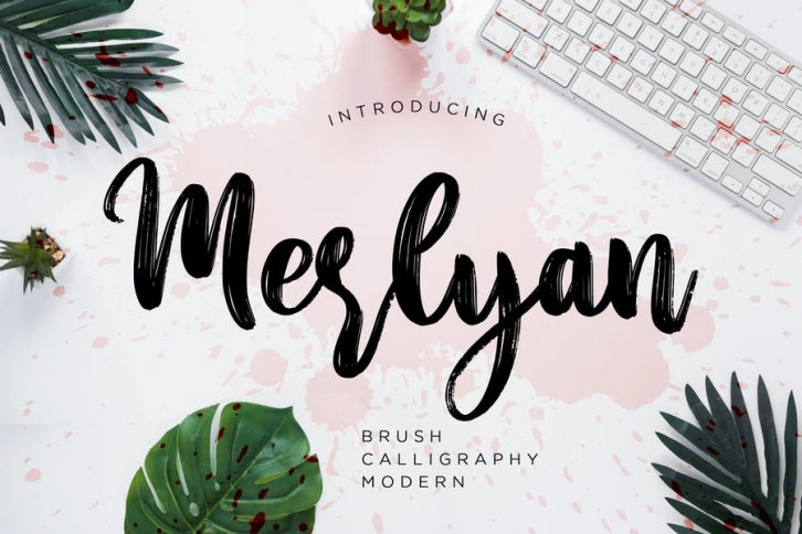 Merlyan Brush Calligraphy Font Download