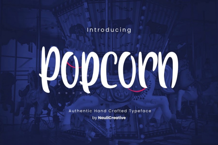 Popcorn - Fun Decorative Font Font Download