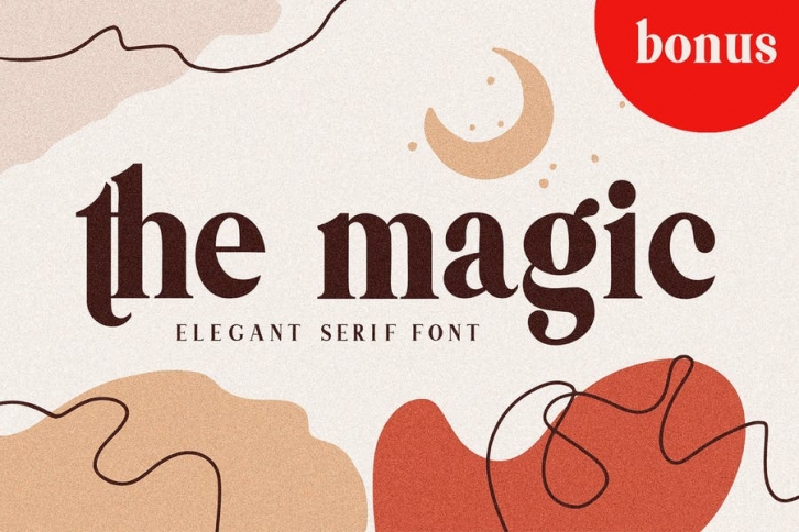 Themagic Serif Font + Bonus Font Download