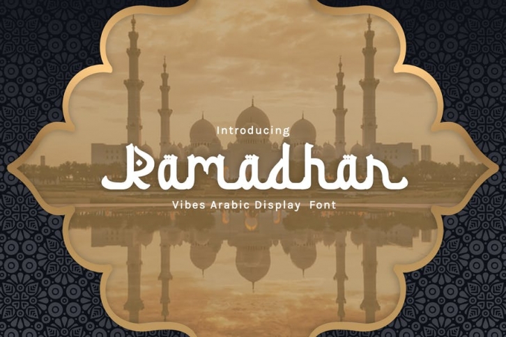 Ramadhan Vibes - Display Arabic Font Download