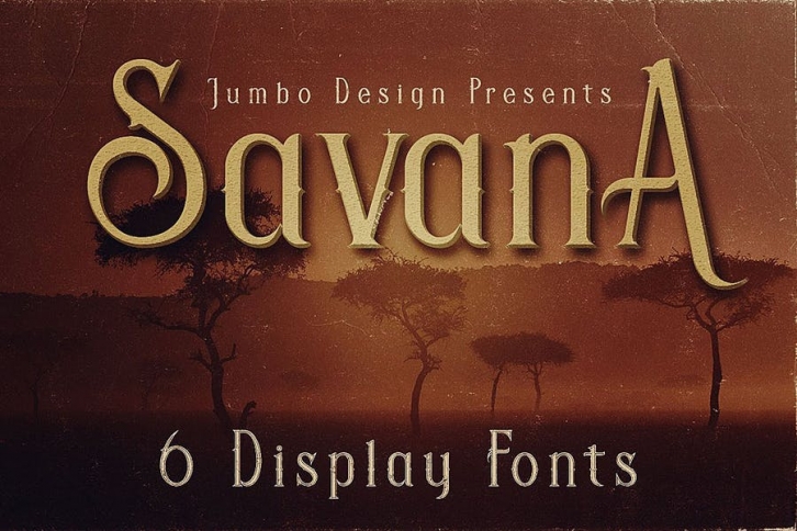 Savana - Display Font Font Download