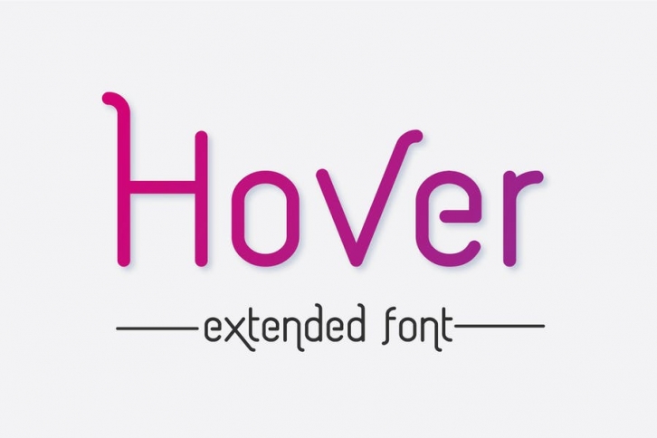 Hover Extended font Font Download