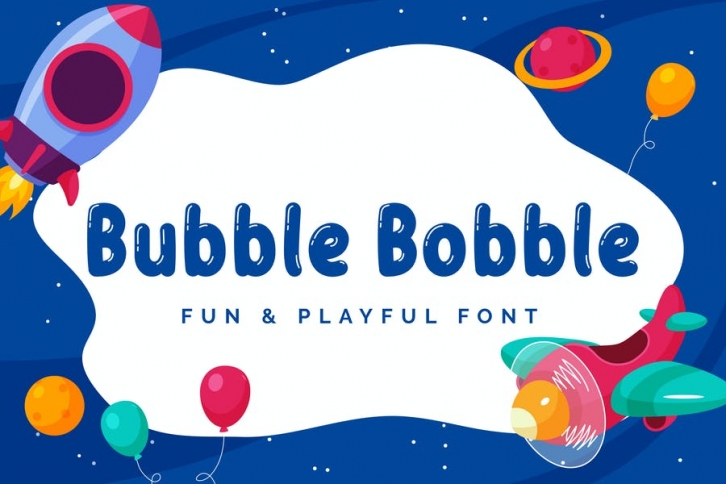 Bubble Bobble - Playful Font Font Download