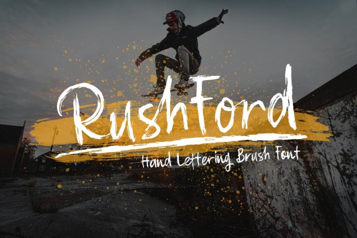 RushFord - Brush Lettering Font Font Download