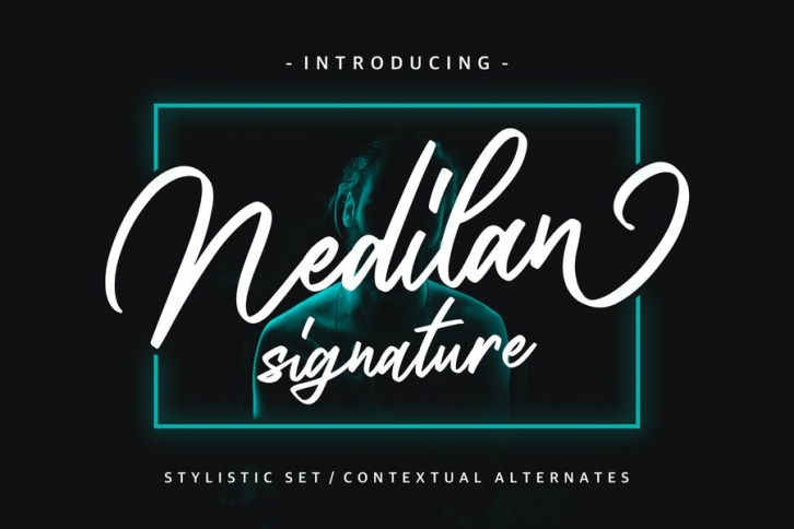 Nedilan - Signature Font Download