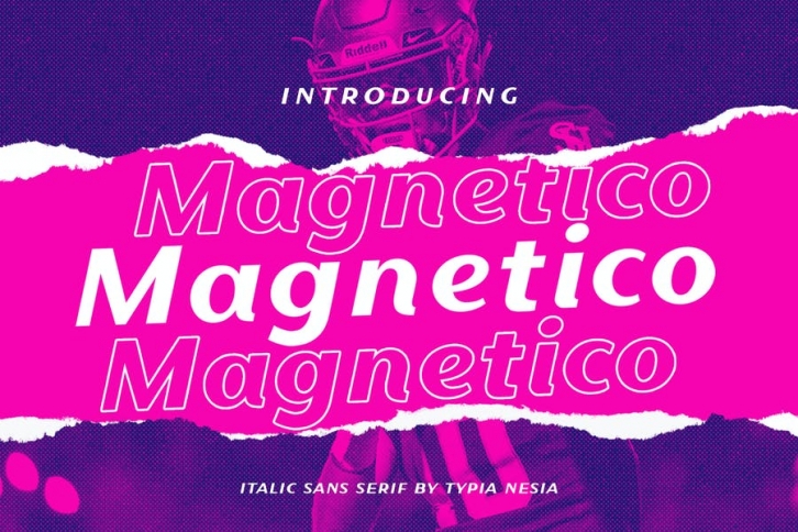 Magnetico Italic Sans Font Download