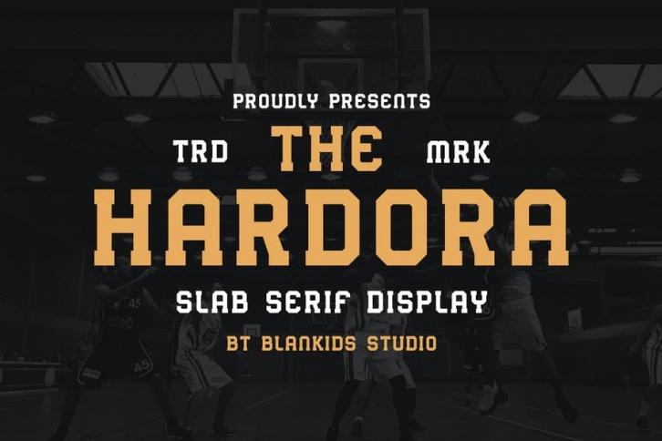 Hardora - Slab Serif Display Typeface Font Download