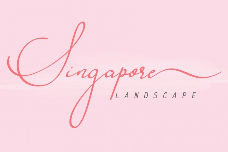 Singapore Landscape Font Download