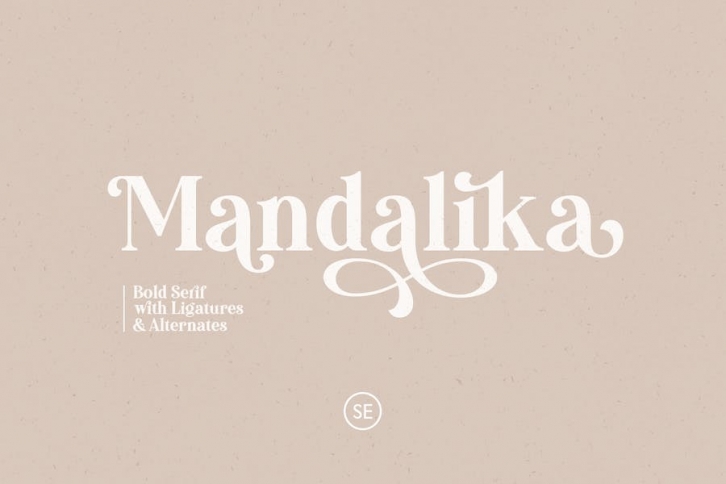 Mandalika - Modern Bold Serif Font Download