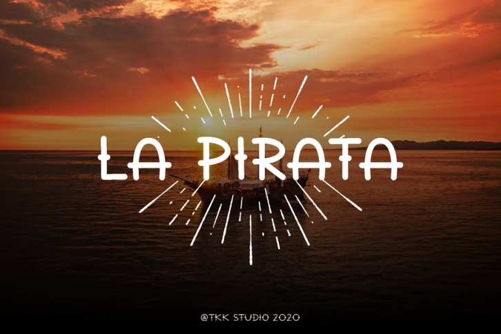 La Pirata - pirate font Font Download