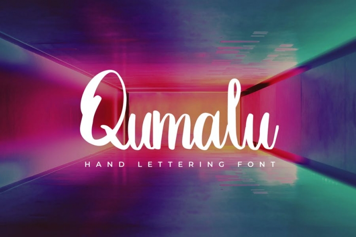 Qumalu - Hand Lettering Font Font Download