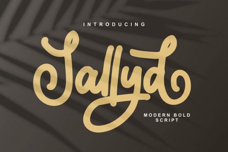 Sallyd Modern Blod Script Font Download