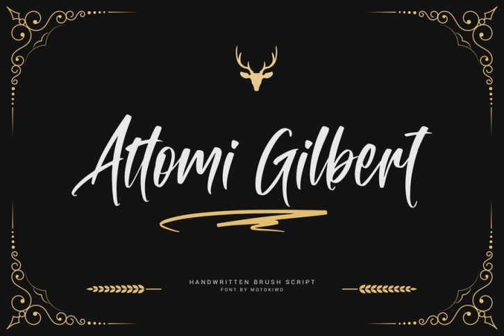 Attomi Gilbert - Cool Handwritten Font Font Download