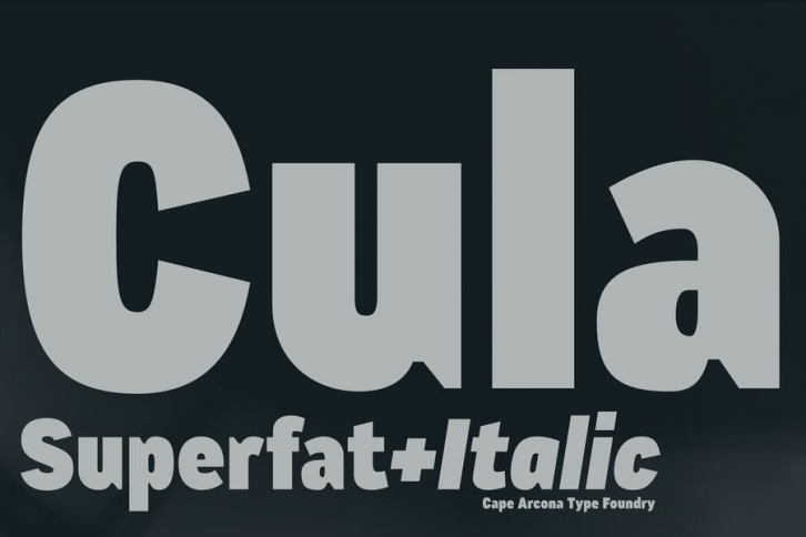 CA Cula Superfat Font Download