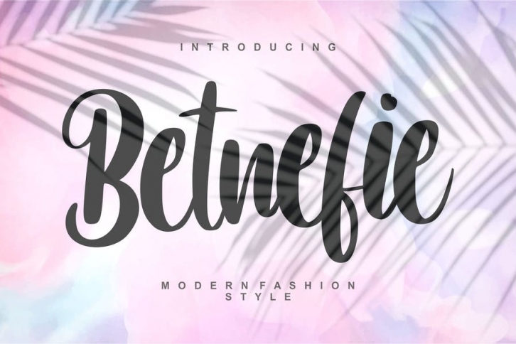 Betnefie | Modern Fashion Style Font Font Download