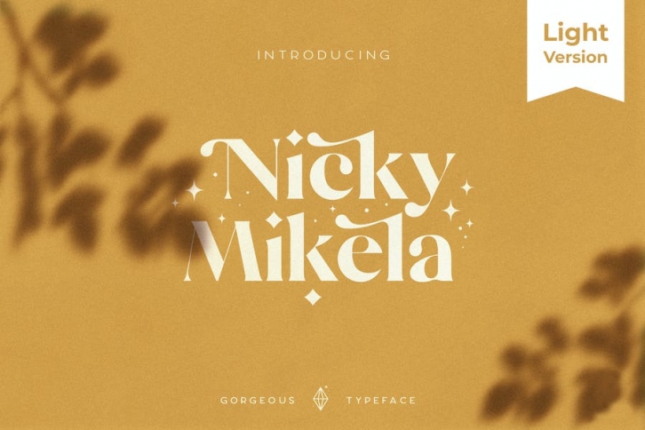 Mikela Light - Gorgeous Typefaces Font Download