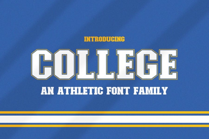 College Font Family Font Download