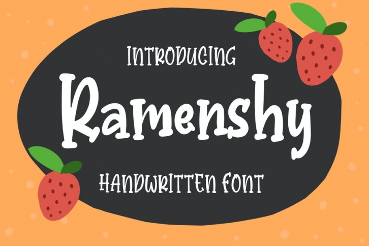 Ramenshy - Handwritten Font Font Download
