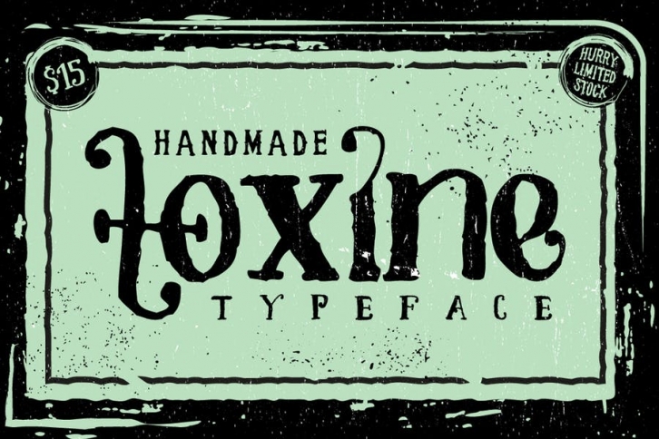 TOXINE typeface + Ornament pack Font Download