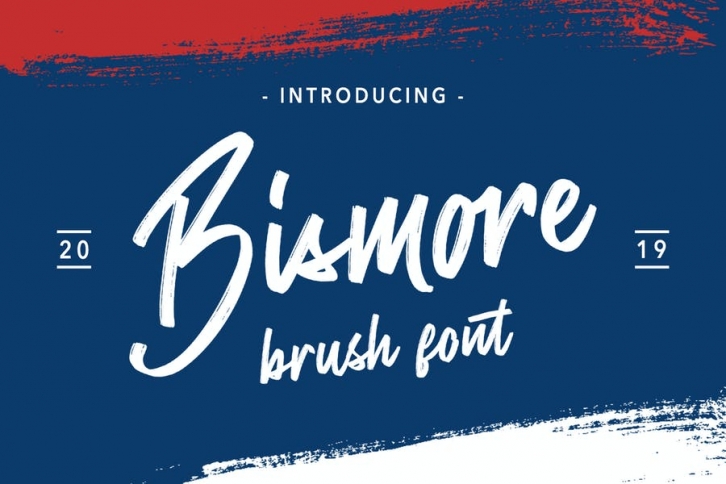 Bismore - Brush Font Font Download