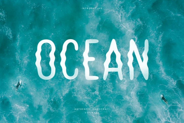 Ocean - Hand Writing Summer Font Font Download