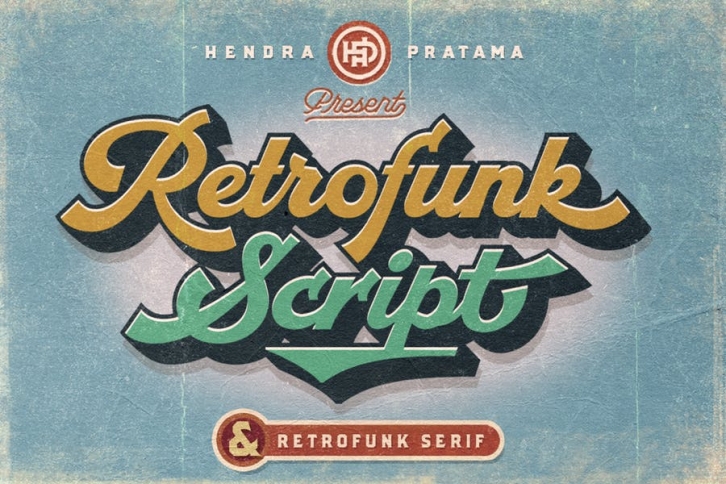 Retrofunk - Script & Serif Font Download