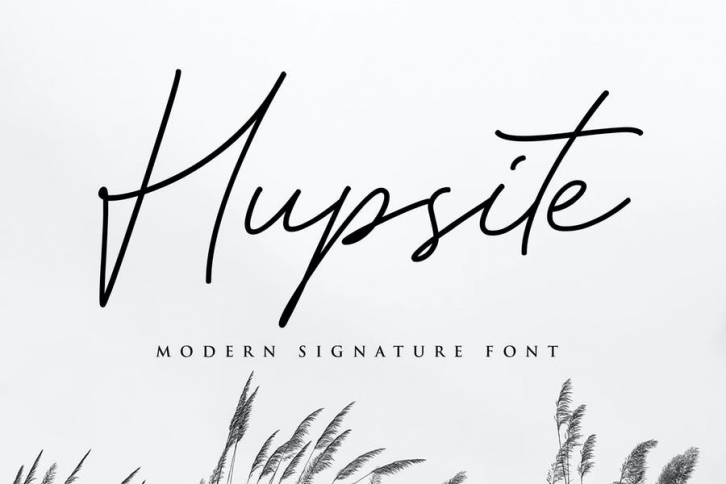 Hupsite Signature Font Font Download